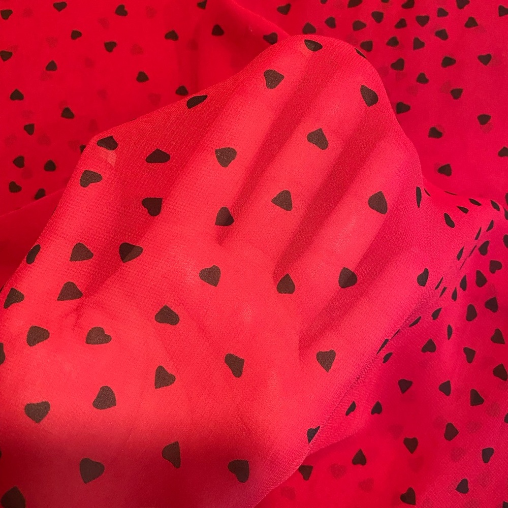 Sheer Red Express Top - Picture 3 of 3